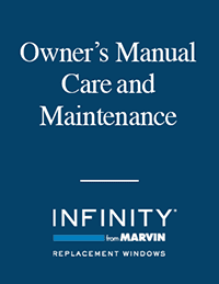 Infinity from Marvin Owner's Manual Care and Maintenance Brochure from BNW Builders and Windows of Richmond