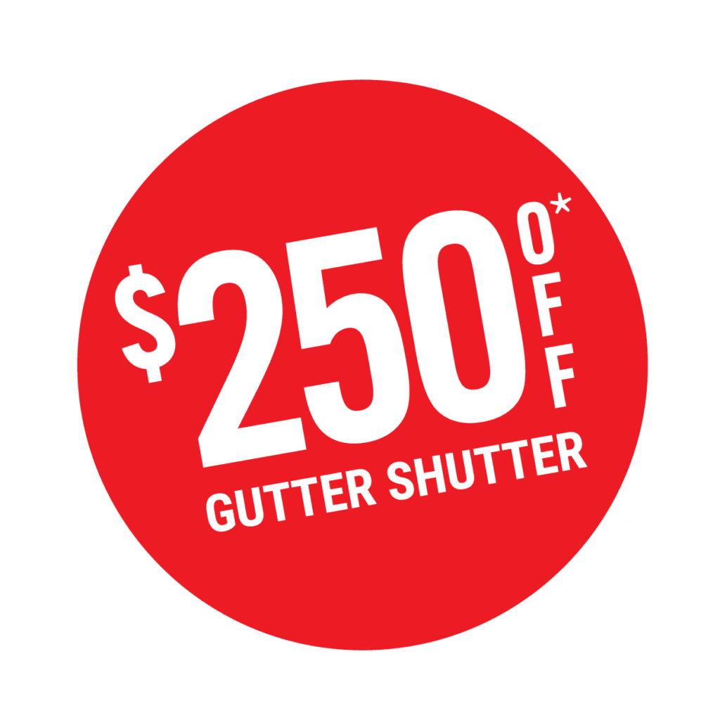 $250 Off Gutter Shutter at BNW Builders - Gutter System
