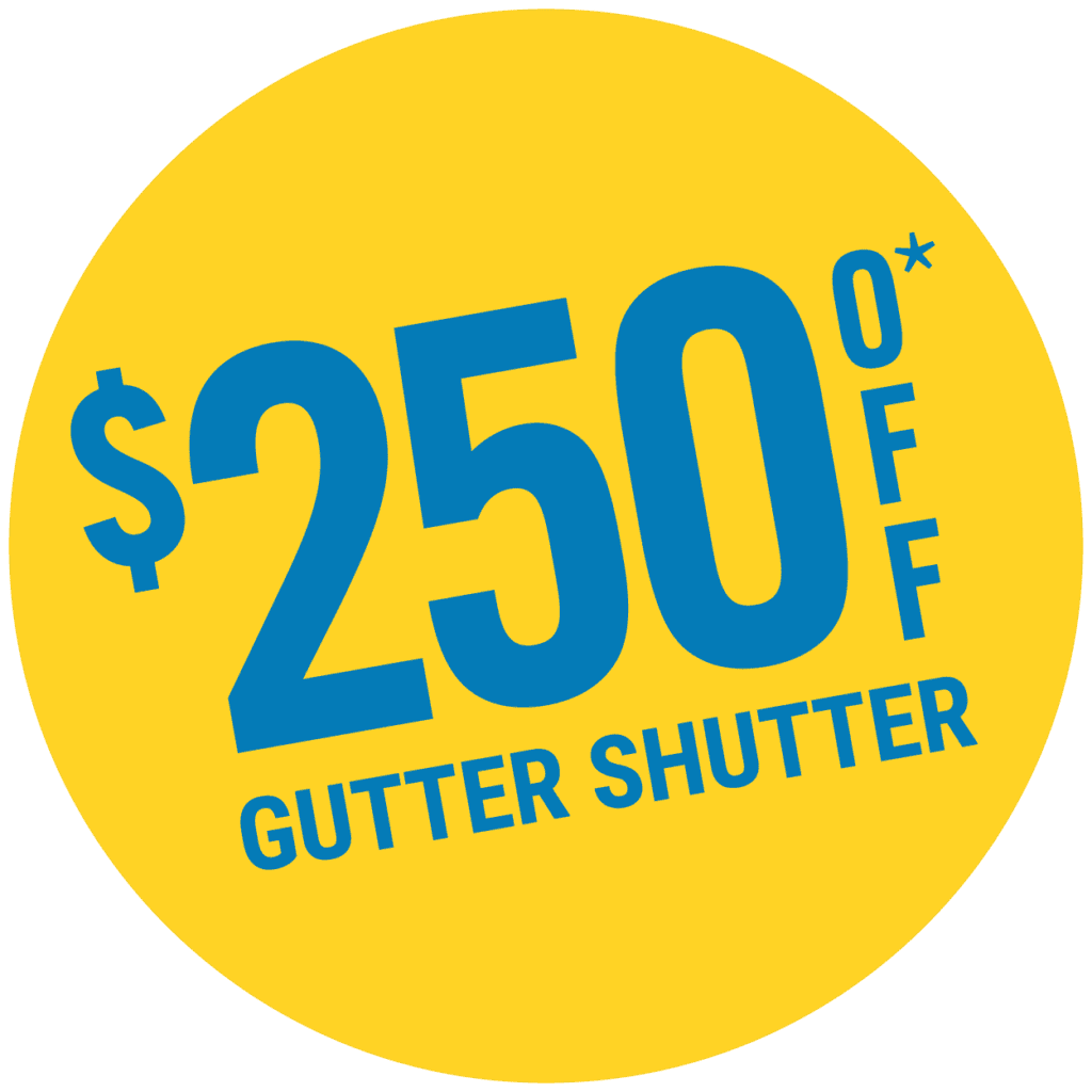 BNW Builders Save $250 Off Gutter Shutter Limited Time Offer